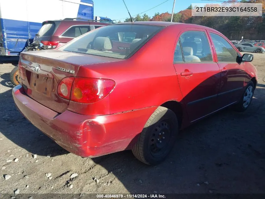 2T1BR32E93C164558 2003 Toyota Corolla Ce/Le/S