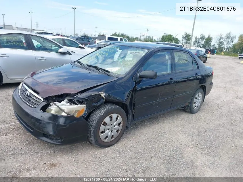 2004 Toyota Corolla Ce/Le/S VIN: 2T1BR32E04C801676 Lot: 12071739