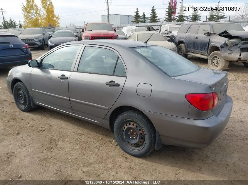 2004 Toyota Corolla Ce/Le/S VIN: 2T1BR32E64C810897 Lot: 12128049