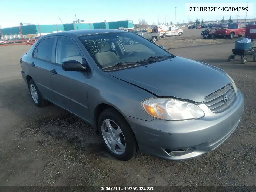 2004 Toyota Corolla Ce/Le/S VIN: 2T1BR32E44C804399 Lot: 30047710