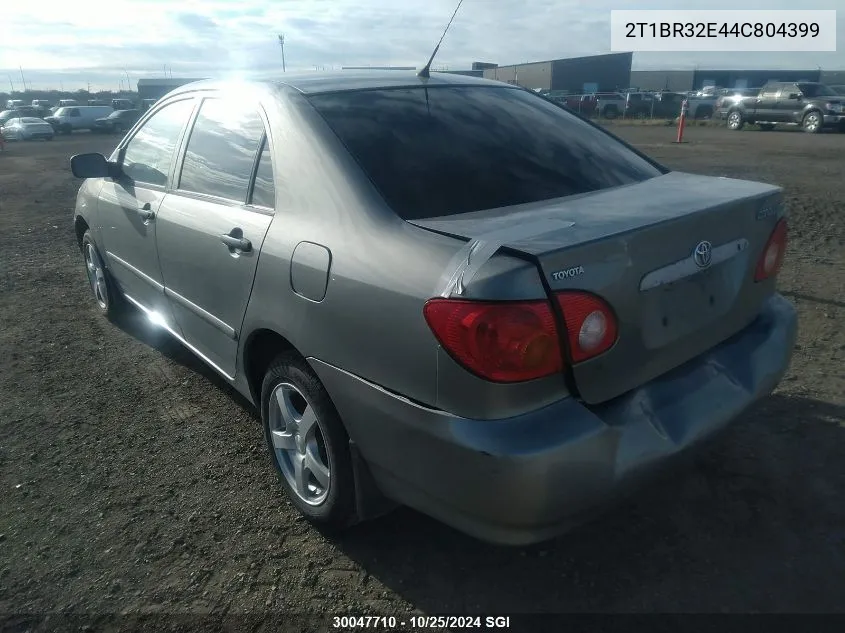 2004 Toyota Corolla Ce/Le/S VIN: 2T1BR32E44C804399 Lot: 30047710