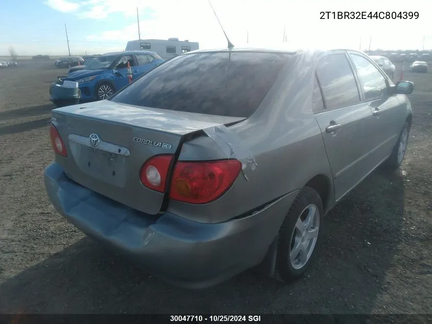 2004 Toyota Corolla Ce/Le/S VIN: 2T1BR32E44C804399 Lot: 30047710