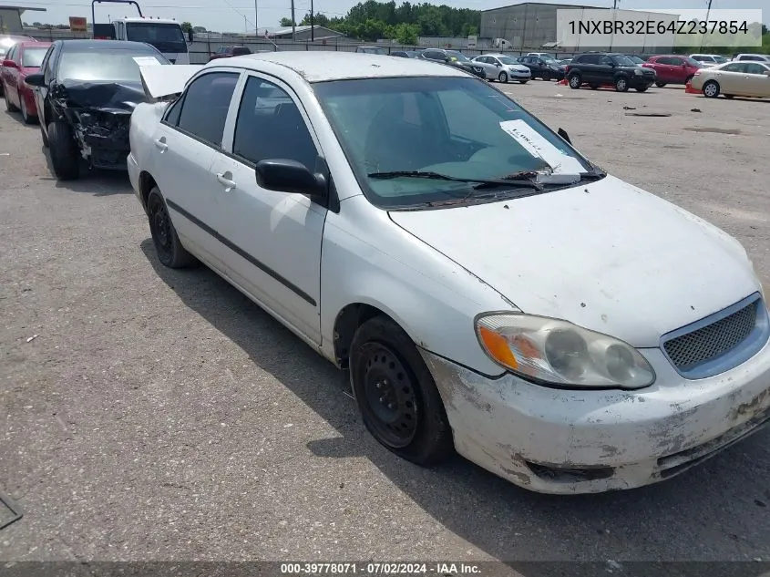 2004 Toyota Corolla Ce VIN: 1NXBR32E64Z237854 Lot: 39778071