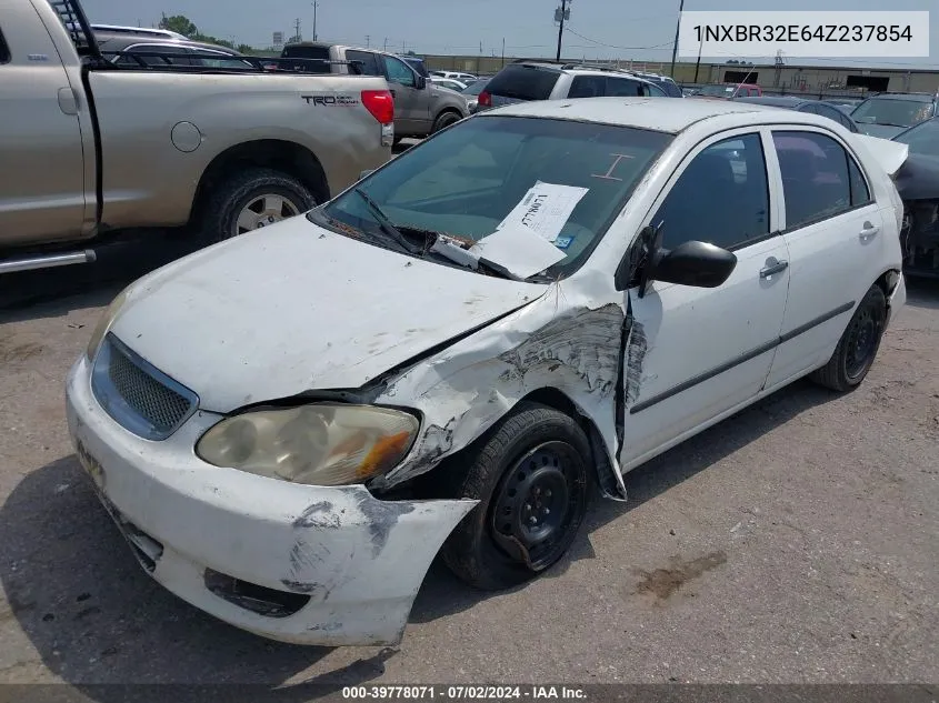 2004 Toyota Corolla Ce VIN: 1NXBR32E64Z237854 Lot: 39778071