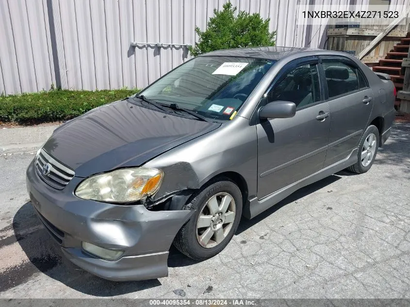 2004 Toyota Corolla S VIN: 1NXBR32EX4Z271523 Lot: 40095354