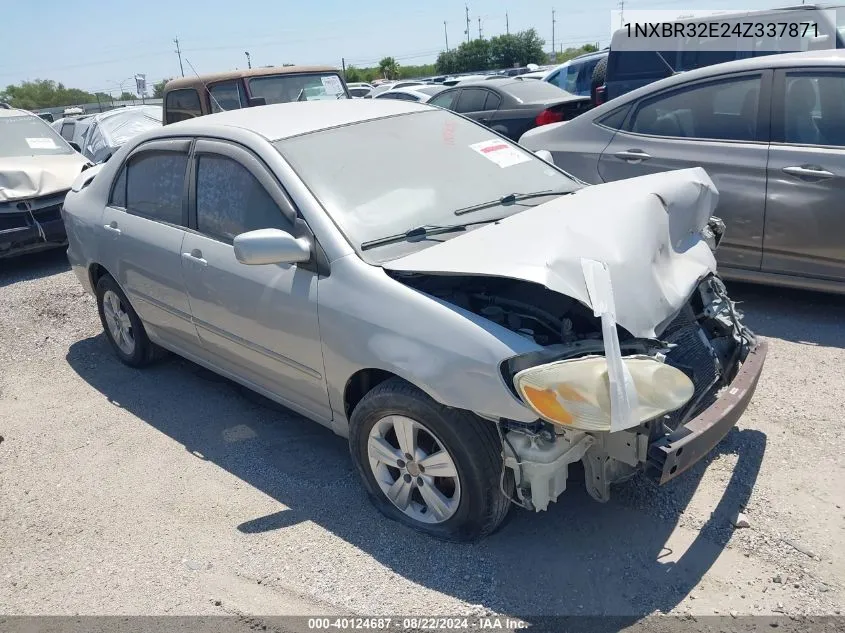 2004 Toyota Corolla Le VIN: 1NXBR32E24Z337871 Lot: 40124687