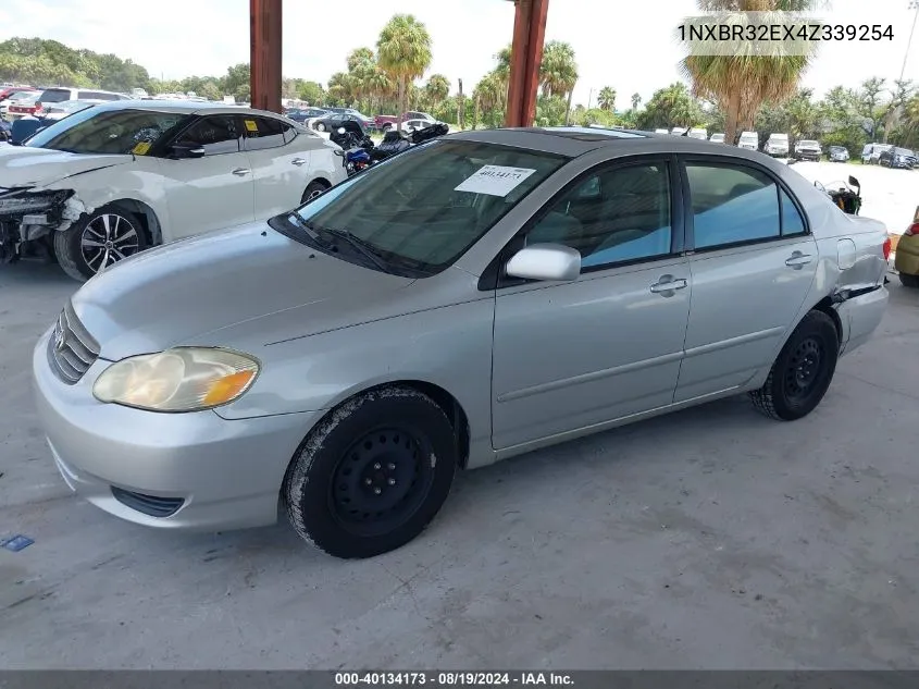 1NXBR32EX4Z339254 2004 Toyota Corolla Le