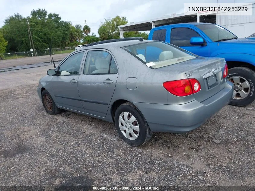 2004 Toyota Corolla Ce VIN: 1NXBR32E84Z253229 Lot: 40257335