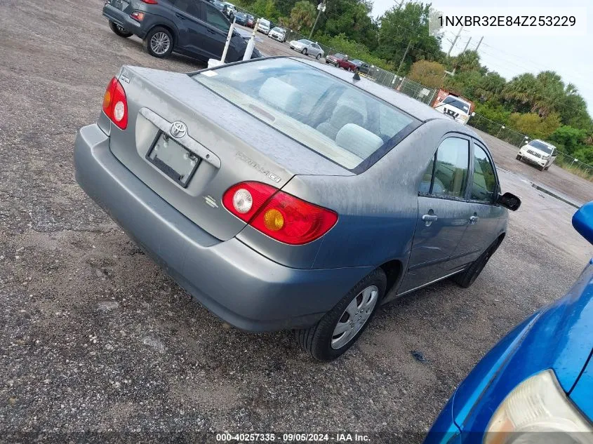 2004 Toyota Corolla Ce VIN: 1NXBR32E84Z253229 Lot: 40257335