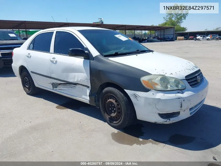 2004 Toyota Corolla Ce VIN: 1NXBR32E84Z297571 Lot: 40280757