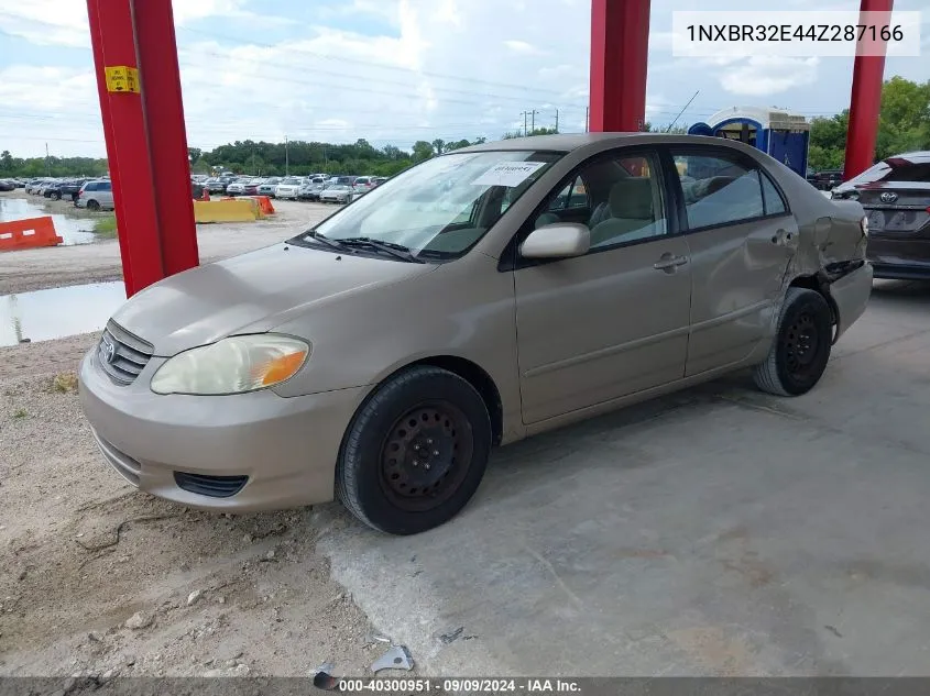 2004 Toyota Corolla Le VIN: 1NXBR32E44Z287166 Lot: 40300951