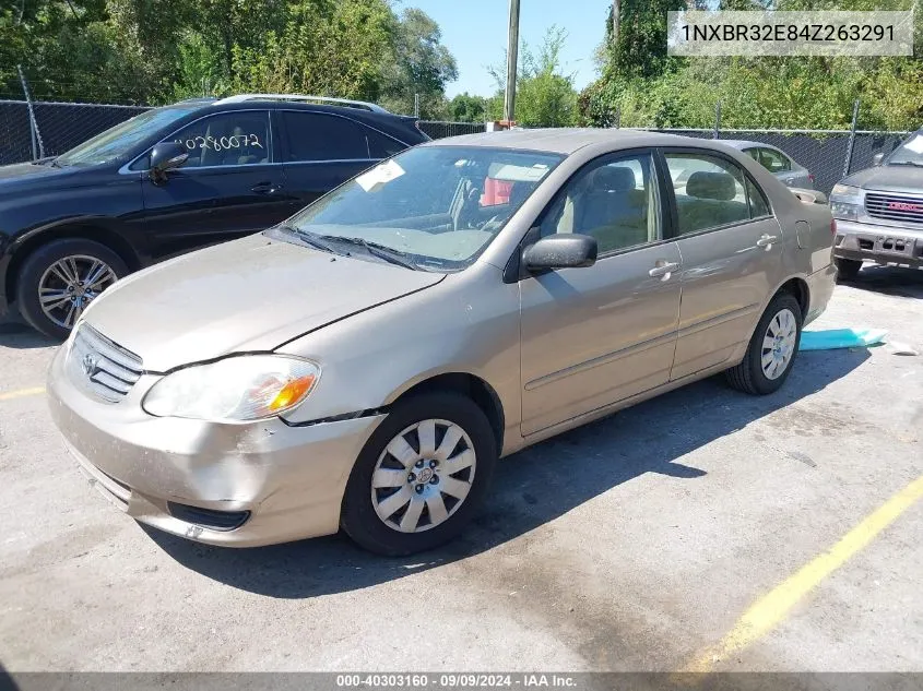 2004 Toyota Corolla Le VIN: 1NXBR32E84Z263291 Lot: 40303160