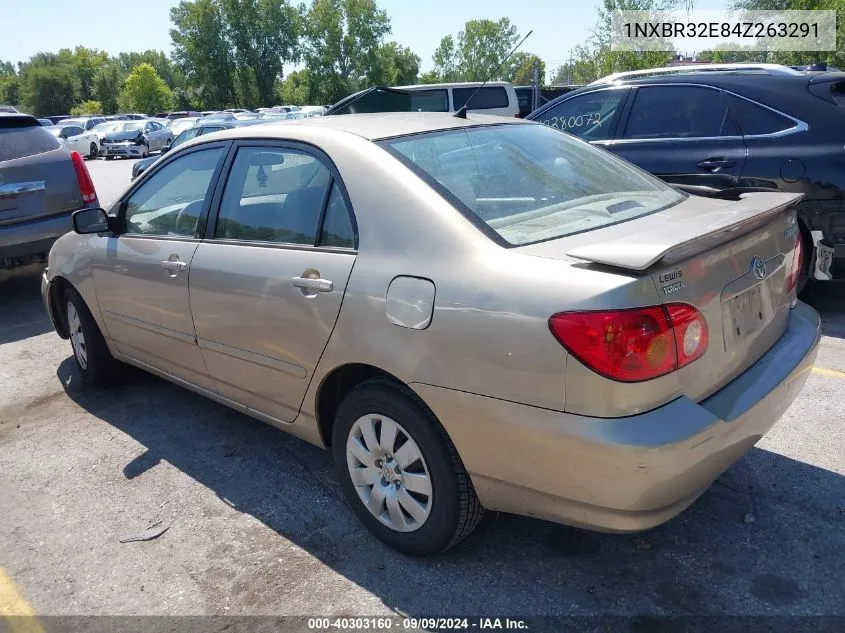 2004 Toyota Corolla Le VIN: 1NXBR32E84Z263291 Lot: 40303160