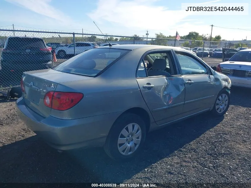 2004 Toyota Corolla Ce/Le VIN: JTDBR32E542044465 Lot: 40308539