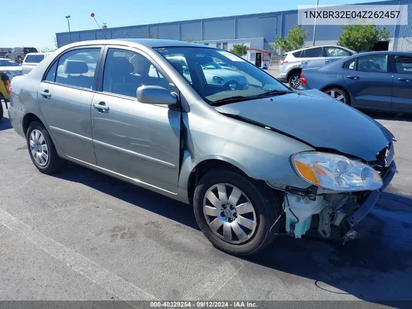 2004 Toyota Corolla Ce/Le/S VIN: 1NXBR32E04Z262457 Lot: 40329254