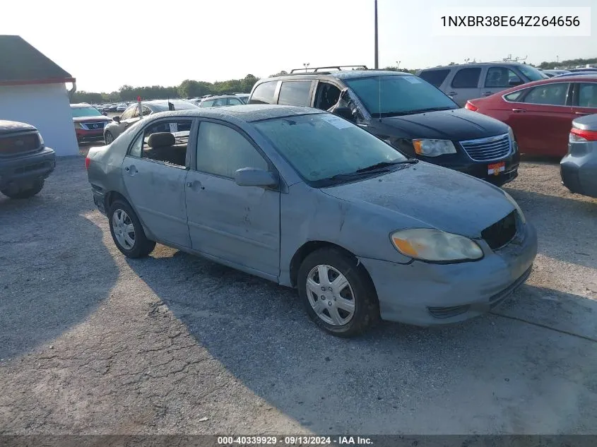 2004 Toyota Corolla Le VIN: 1NXBR38E64Z264656 Lot: 40339929