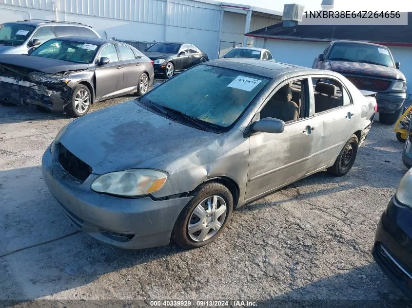 2004 Toyota Corolla Le VIN: 1NXBR38E64Z264656 Lot: 40339929