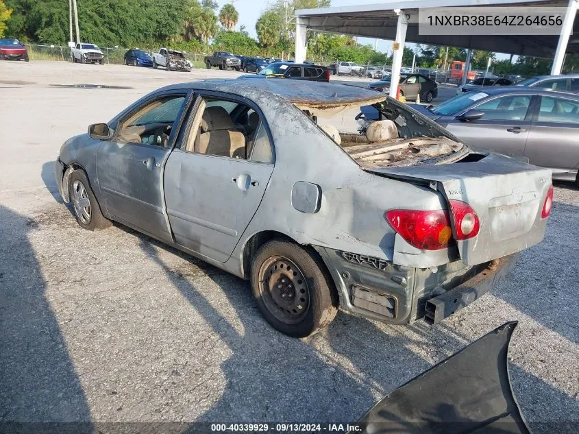 2004 Toyota Corolla Le VIN: 1NXBR38E64Z264656 Lot: 40339929