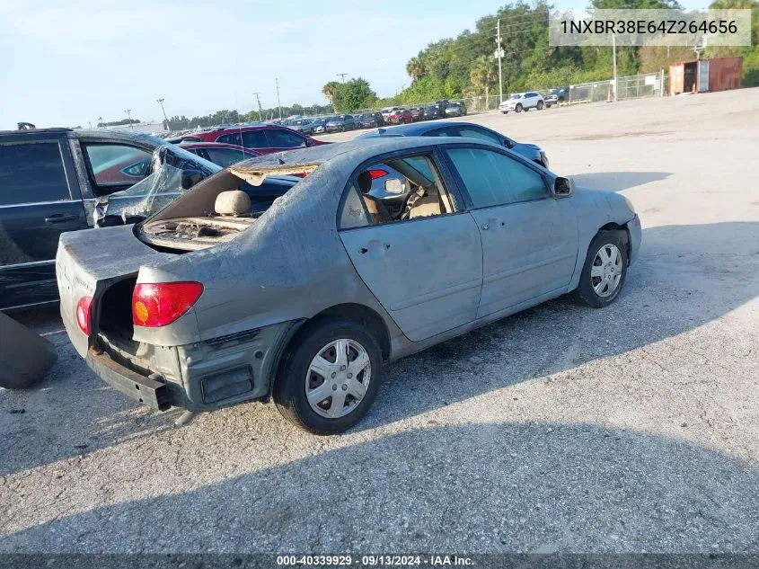 2004 Toyota Corolla Le VIN: 1NXBR38E64Z264656 Lot: 40339929