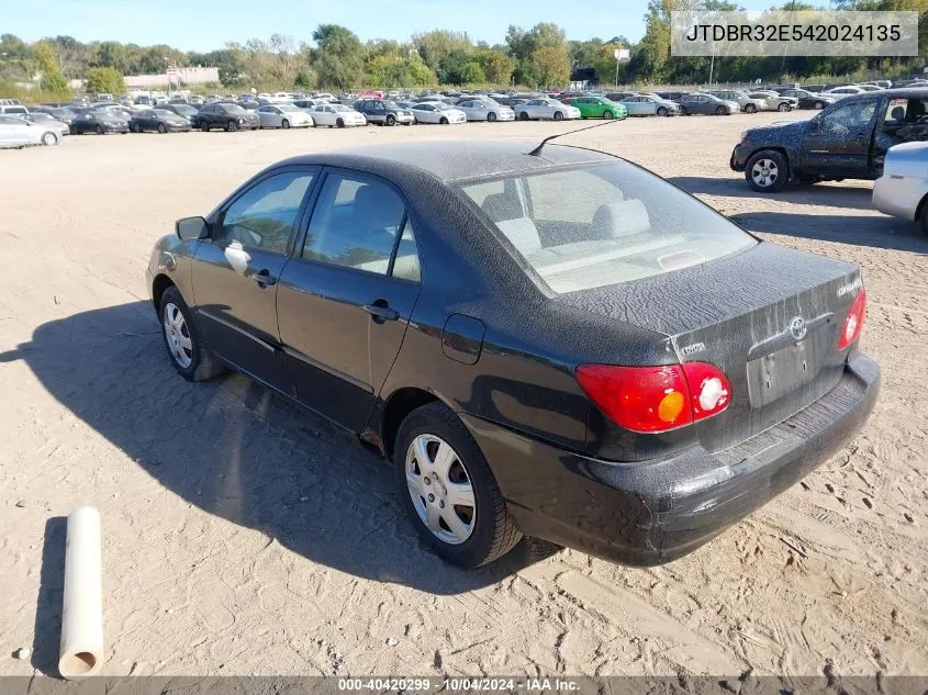 JTDBR32E542024135 2004 Toyota Corolla Le