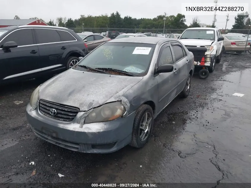 2004 Toyota Corolla Ce/Le/S VIN: 1NXBR32E44Z288270 Lot: 40448825