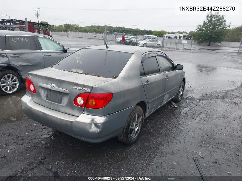 2004 Toyota Corolla Ce/Le/S VIN: 1NXBR32E44Z288270 Lot: 40448825