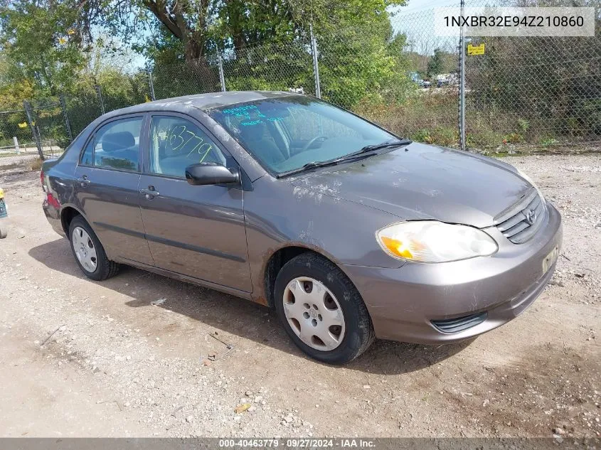 2004 Toyota Corolla Ce VIN: 1NXBR32E94Z210860 Lot: 40463779