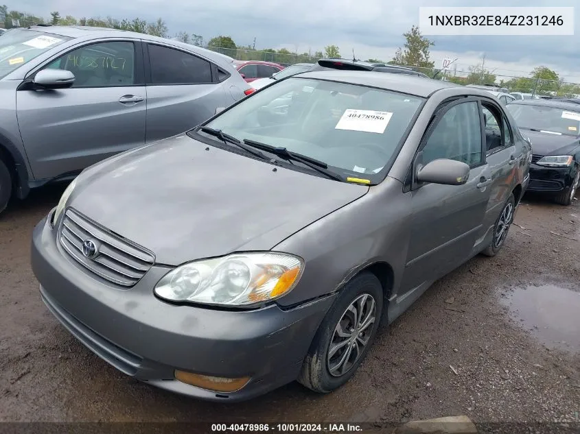 1NXBR32E84Z231246 2004 Toyota Corolla Ce/Le/S