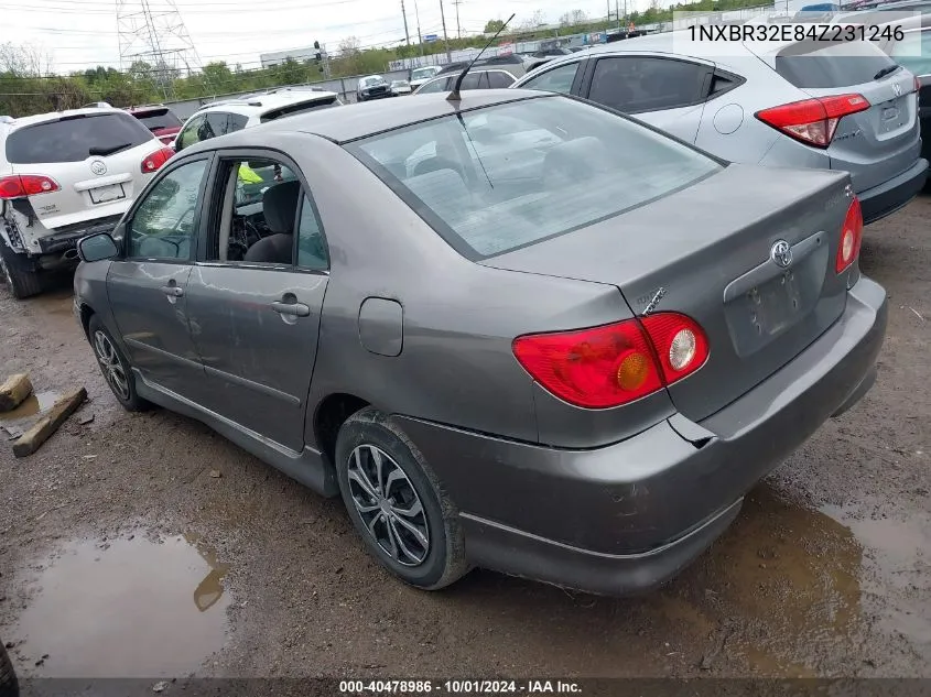 1NXBR32E84Z231246 2004 Toyota Corolla Ce/Le/S