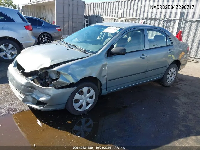 2004 Toyota Corolla Ce VIN: 1NXBR32E84Z290717 Lot: 40631780