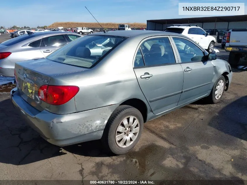 2004 Toyota Corolla Ce VIN: 1NXBR32E84Z290717 Lot: 40631780