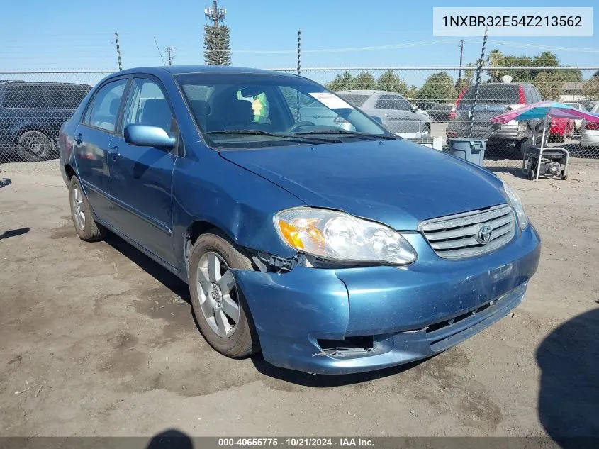 1NXBR32E54Z213562 2004 Toyota Corolla Ce/Le/S