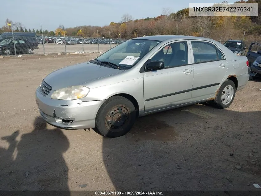 2004 Toyota Corolla Ce VIN: 1NXBR32E74Z276341 Lot: 40679199