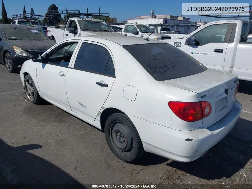 2004 Toyota Corolla Ce VIN: JTDBR32E242023976 Lot: 40703017