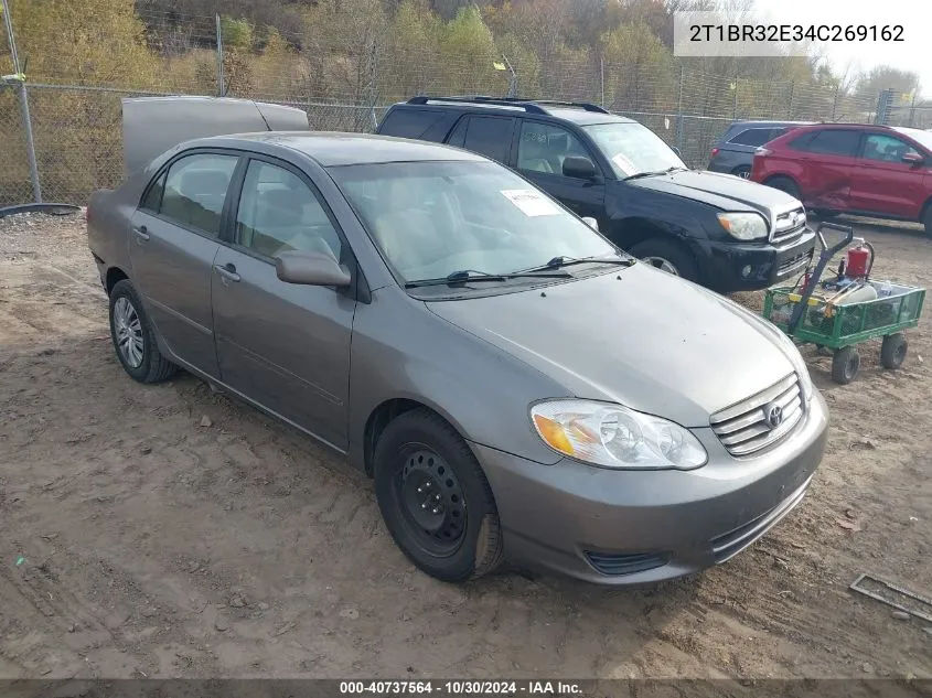 2004 Toyota Corolla Le VIN: 2T1BR32E34C269162 Lot: 40737564