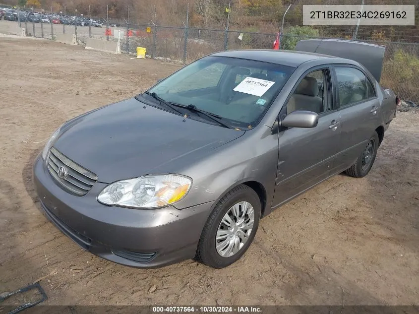 2004 Toyota Corolla Le VIN: 2T1BR32E34C269162 Lot: 40737564