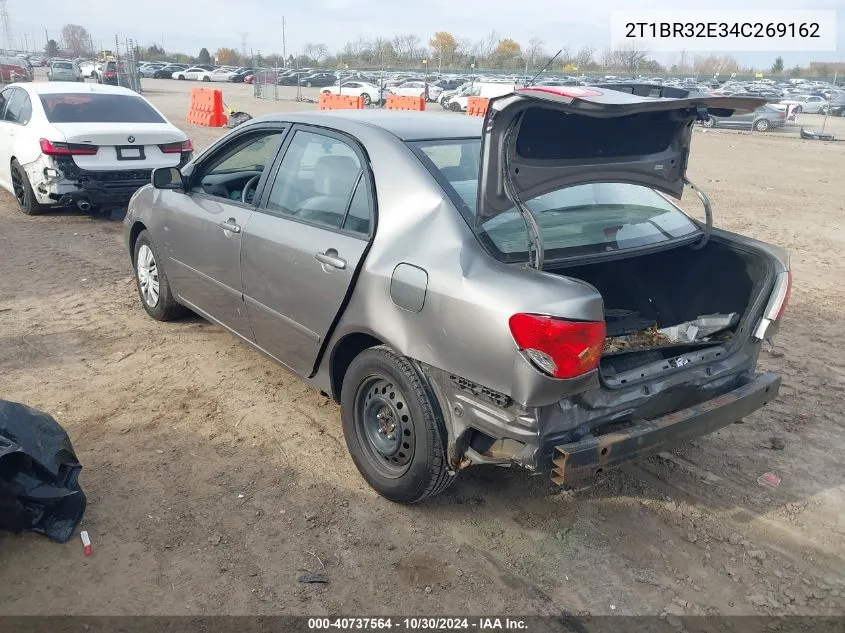 2004 Toyota Corolla Le VIN: 2T1BR32E34C269162 Lot: 40737564