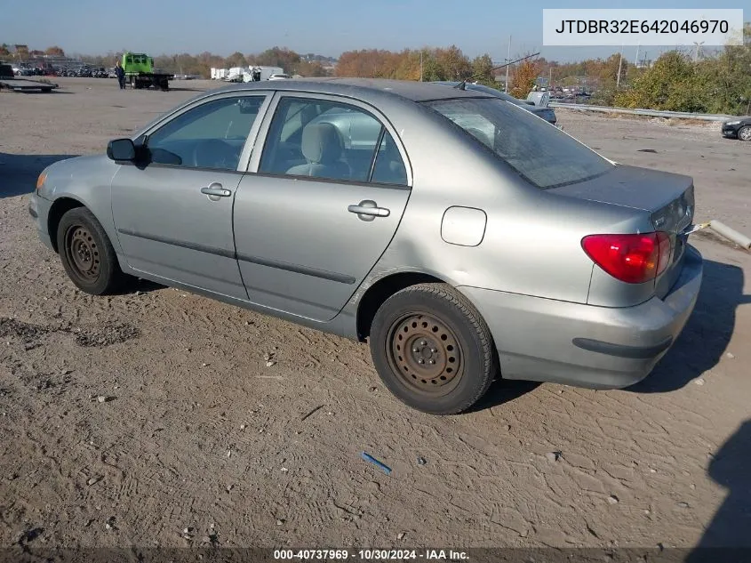 2004 Toyota Corolla Ce VIN: JTDBR32E642046970 Lot: 40737969