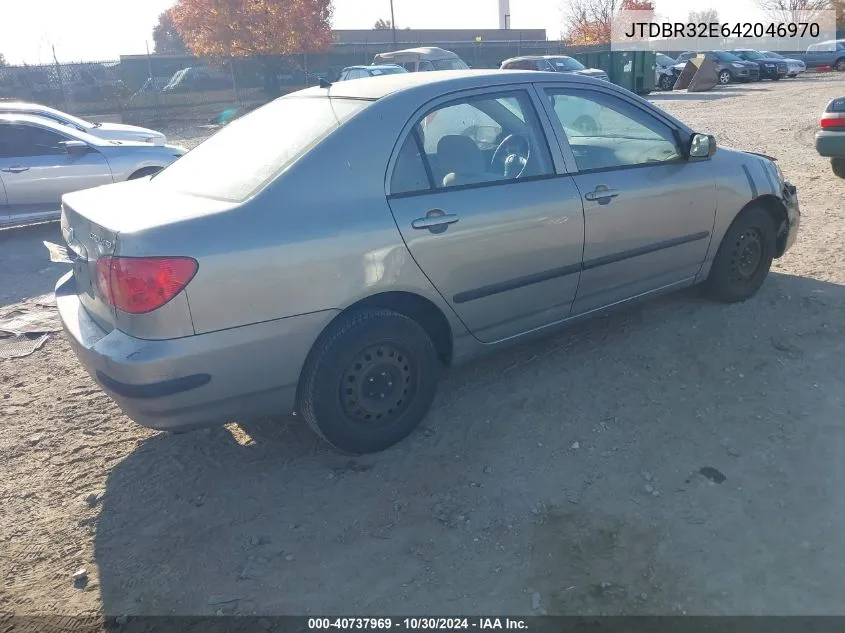 2004 Toyota Corolla Ce VIN: JTDBR32E642046970 Lot: 40737969