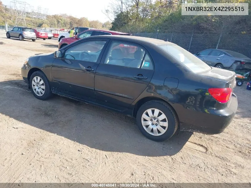 2004 Toyota Corolla Le VIN: 1NXBR32EX4Z295515 Lot: 40745841