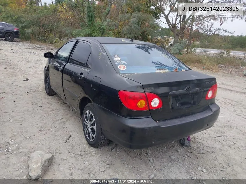 2004 Toyota Corolla Ce VIN: JTDBR32E142023306 Lot: 40747443