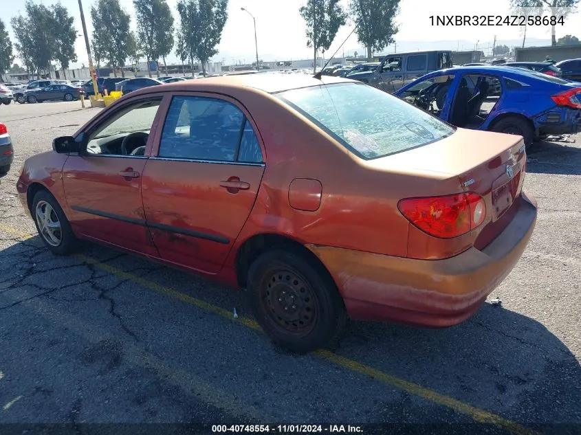 1NXBR32E24Z258684 2004 Toyota Corolla Ce