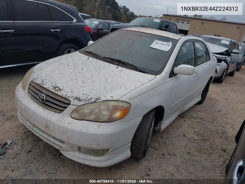 1NXBR32E44Z224312 2004 Toyota Corolla S