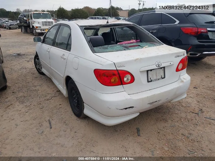 1NXBR32E44Z224312 2004 Toyota Corolla S