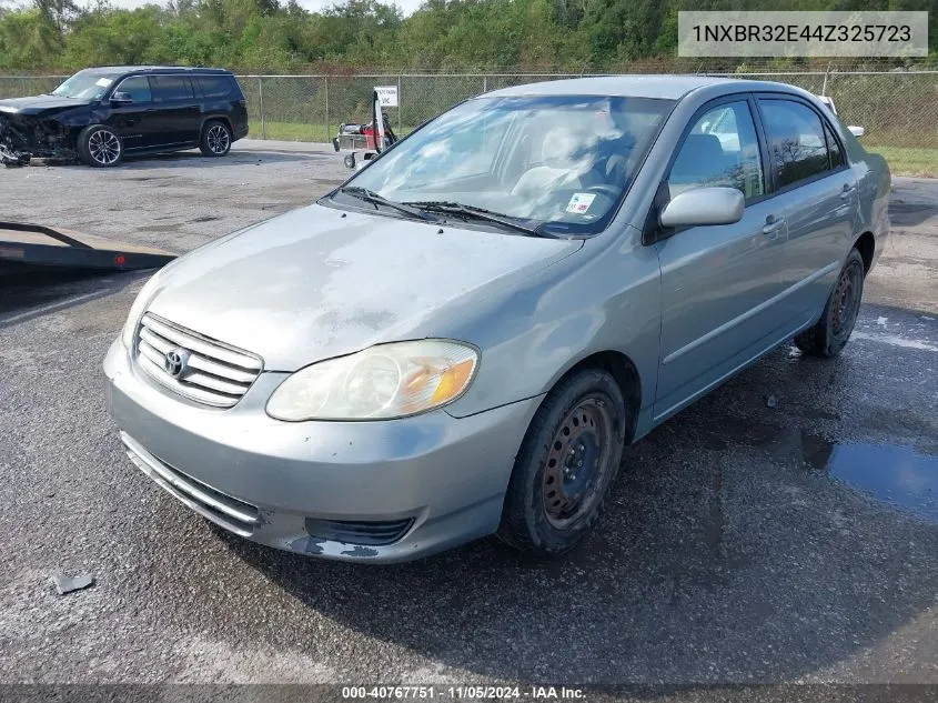 2004 Toyota Corolla Le VIN: 1NXBR32E44Z325723 Lot: 40767751