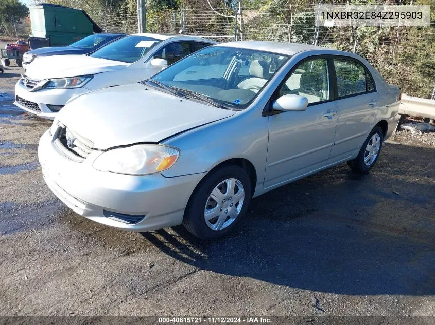 2004 Toyota Corolla Le VIN: 1NXBR32E84Z295903 Lot: 40815721