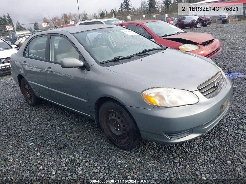 2004 Toyota Corolla Le VIN: 2T1BR32E14C176821 Lot: 40836498