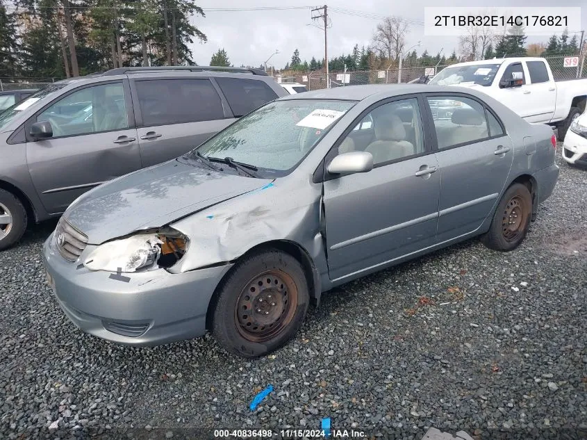 2004 Toyota Corolla Le VIN: 2T1BR32E14C176821 Lot: 40836498