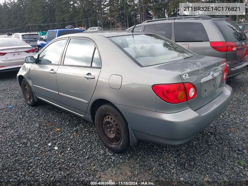 2004 Toyota Corolla Le VIN: 2T1BR32E14C176821 Lot: 40836498