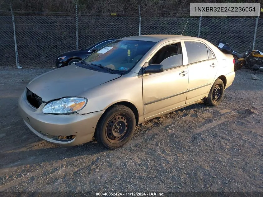 2004 Toyota Corolla Ce VIN: 1NXBR32E24Z236054 Lot: 40852424